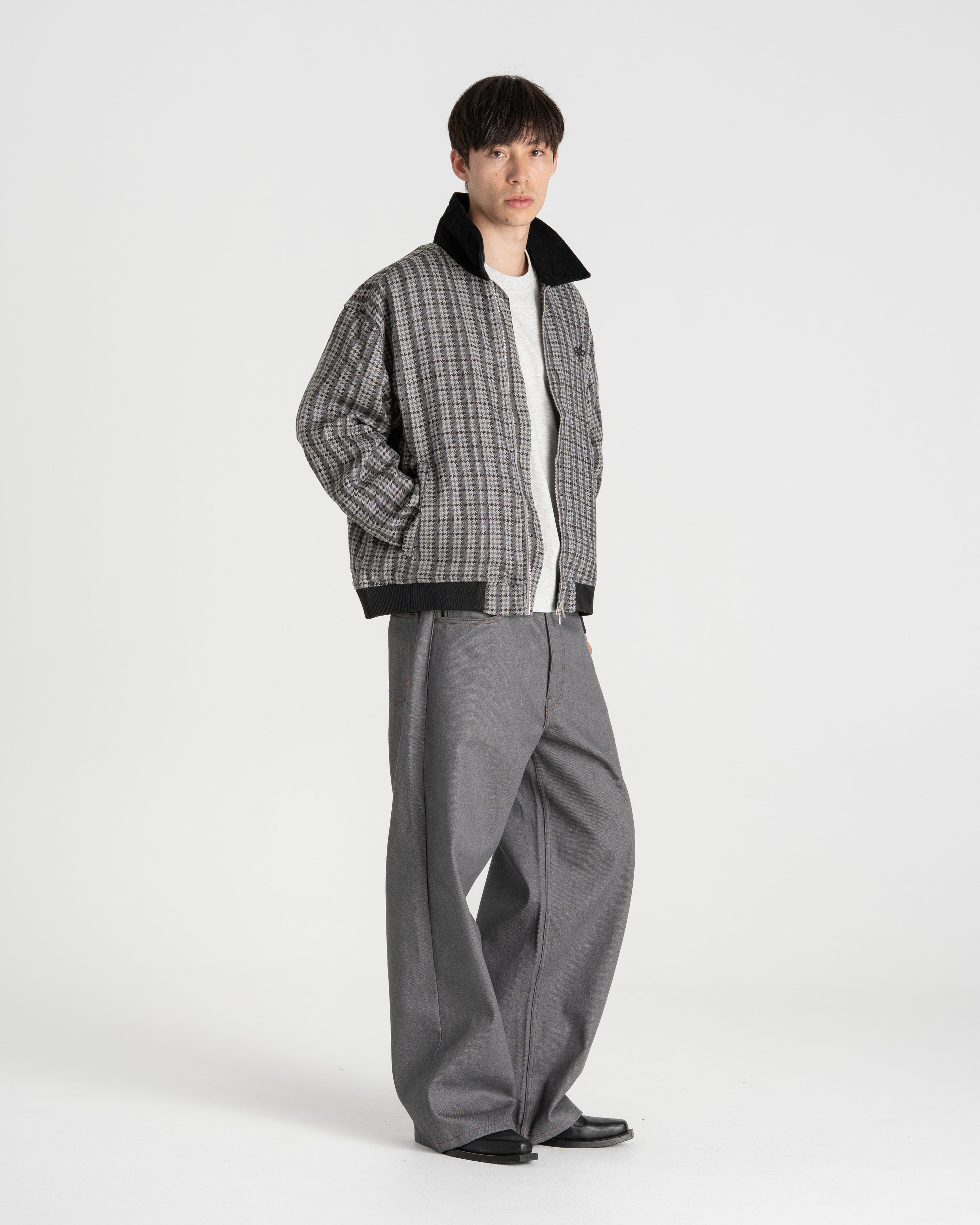 Houndstooth Jacket Black